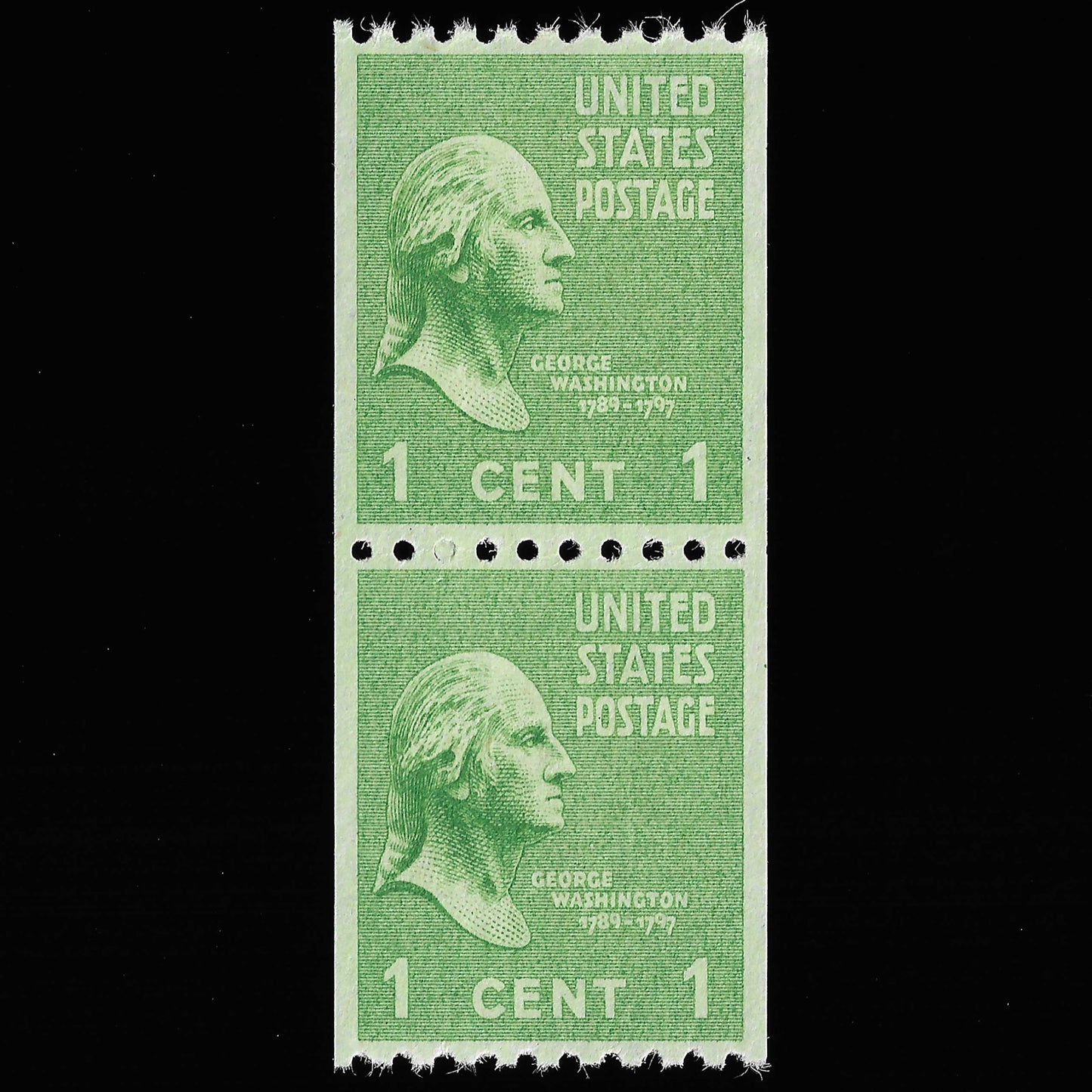 Scott #'s 848 PR and 849 PR Mint NH Coil Pairs Graded 85