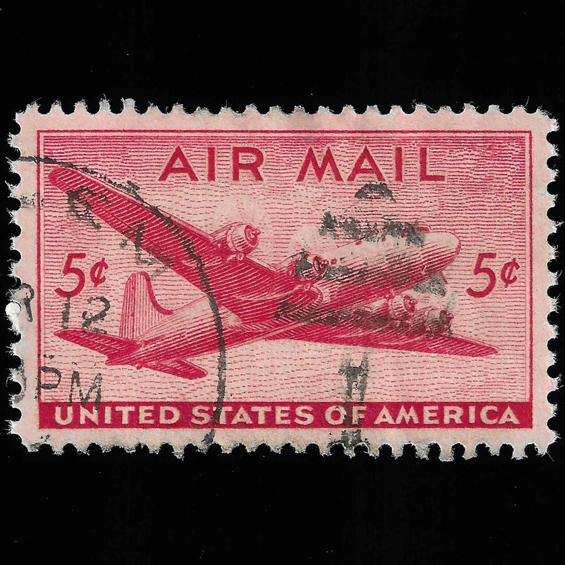 Scott #C32 Airmail Used Graded 98 - Two of them!