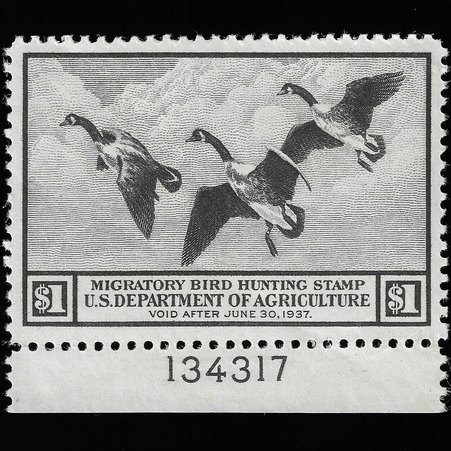 Scott #RW3 Duck Hunting Mint NH Graded 85J