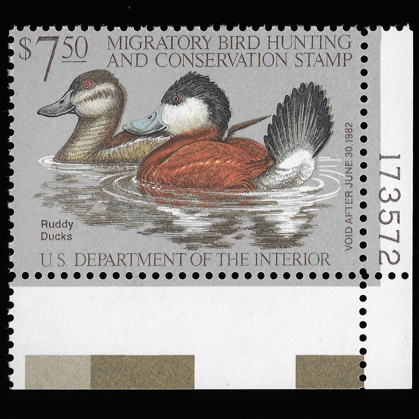 Scott #RW48 Duck Hunting Mint NH Graded 80