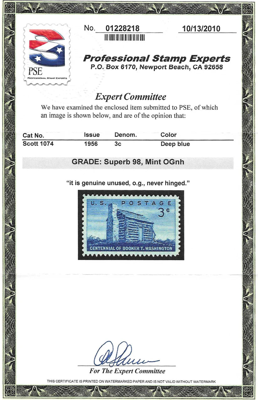 Scott #'s 961, 987, 988, 989, 991, 1004, 1074, 1081, 1089, 1090, 1098, 1104 all Mint NH Graded 98