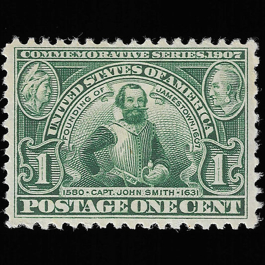 Scott #328 Mint NH Graded 80