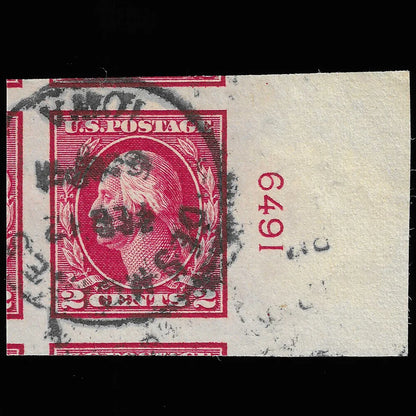 Scott #'s 408 and 409, both Used Graded 100J