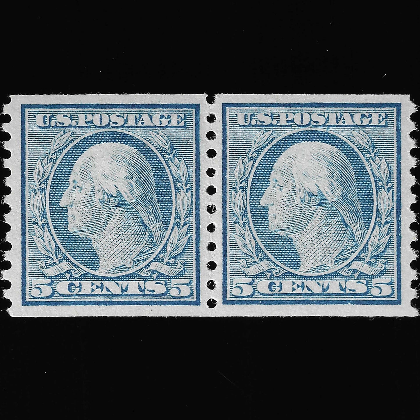 Scott #496 PR Mint NH Coil Pair Graded 95