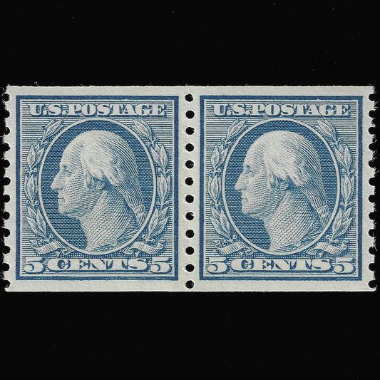 Scott #496 PR Mint NH Coil Pair Graded 95