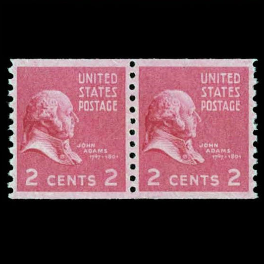 Scott #841 PR Mint NH Coil Pair Graded 90