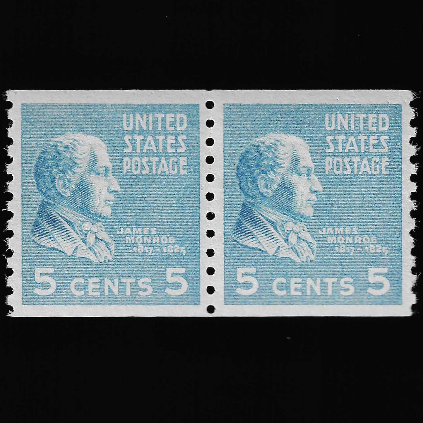 Scott #845 PR Mint NH Coil Pair Graded 90