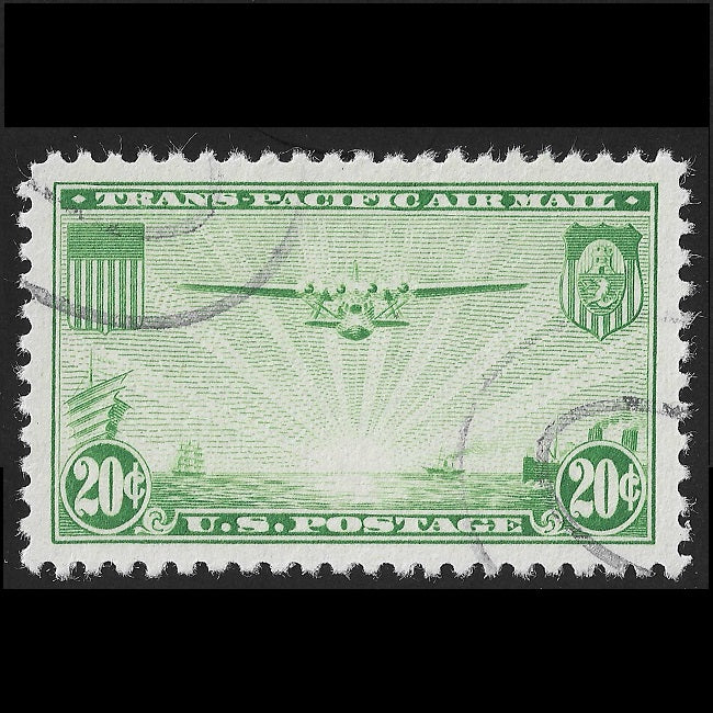 Scott #C21 Airmail Used Graded 85J