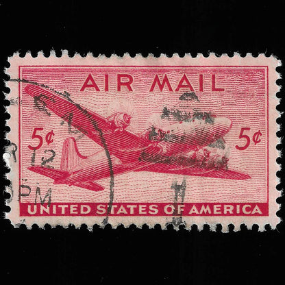 Scott #C32 Airmail Used Graded 98 - Two of them!