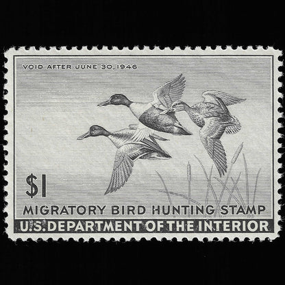 Scott #RW12 Duck Hunting Mint NH Graded 85